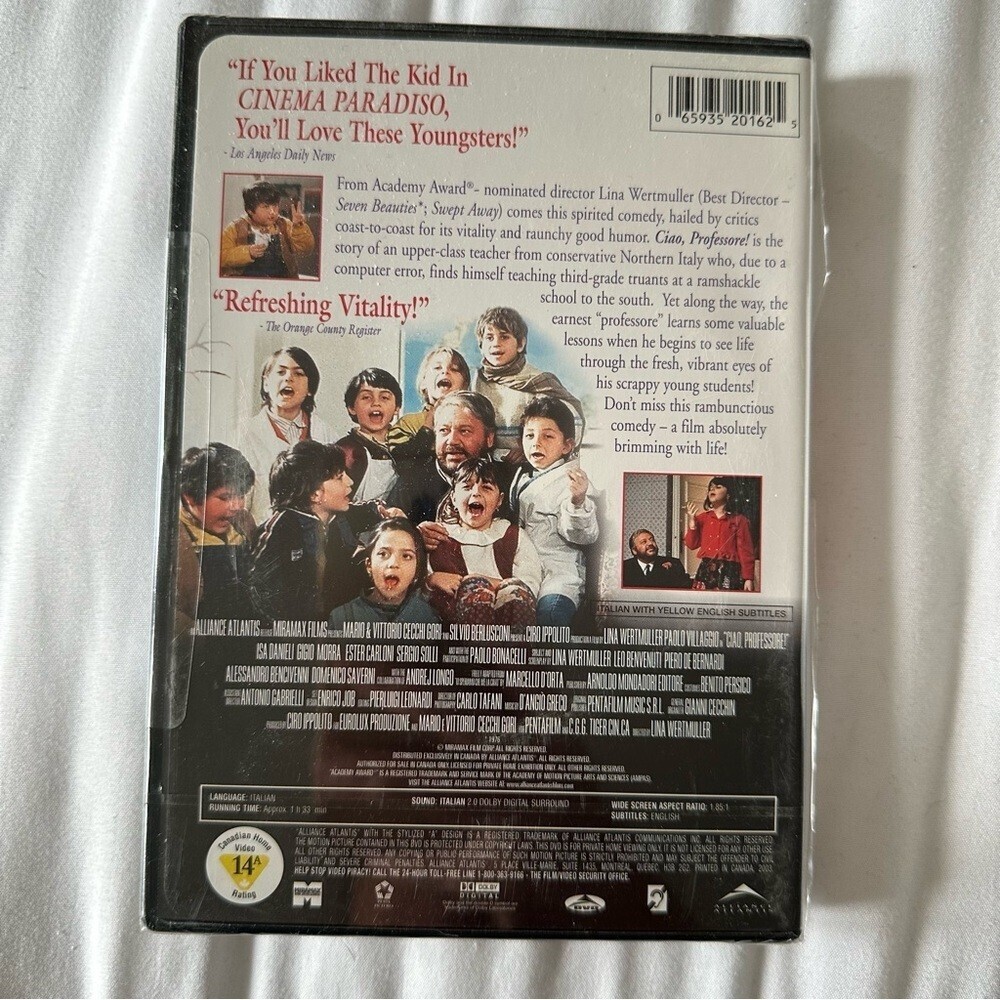 NWT Ciao, Professore! DVD Unopened, Sealed - Picture 4 of 7